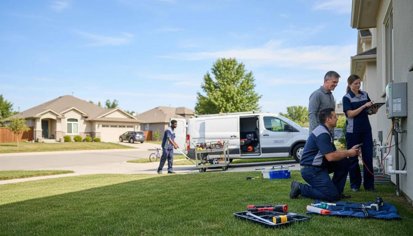 Tankless water heater service in Prescott, KS